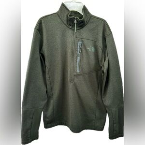 The North Face CANYONLANDS Green Half-Zip Fleece Mens